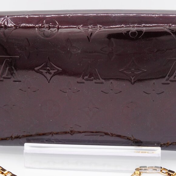 Louis Vuitton Vernis Ana Clutch Amarante - Picture 6 of 12